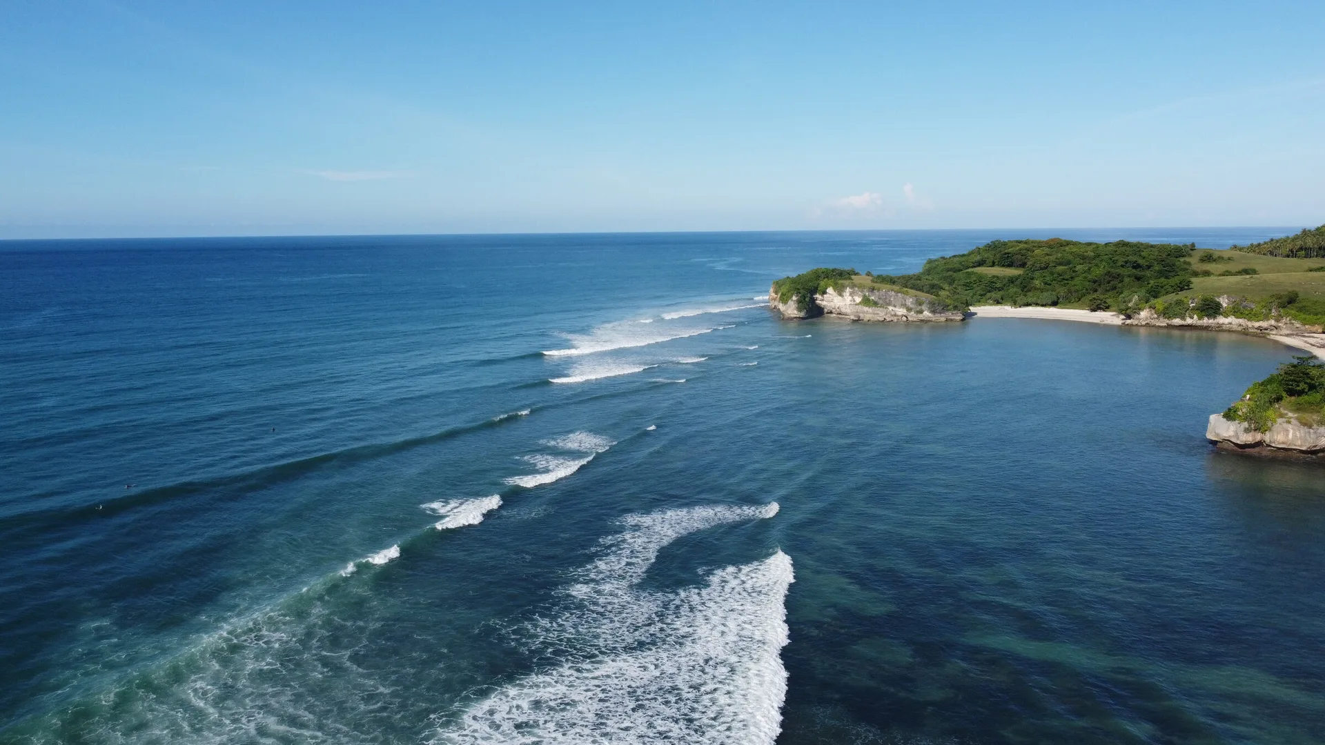 Turquoise bay and headland, West Sumba